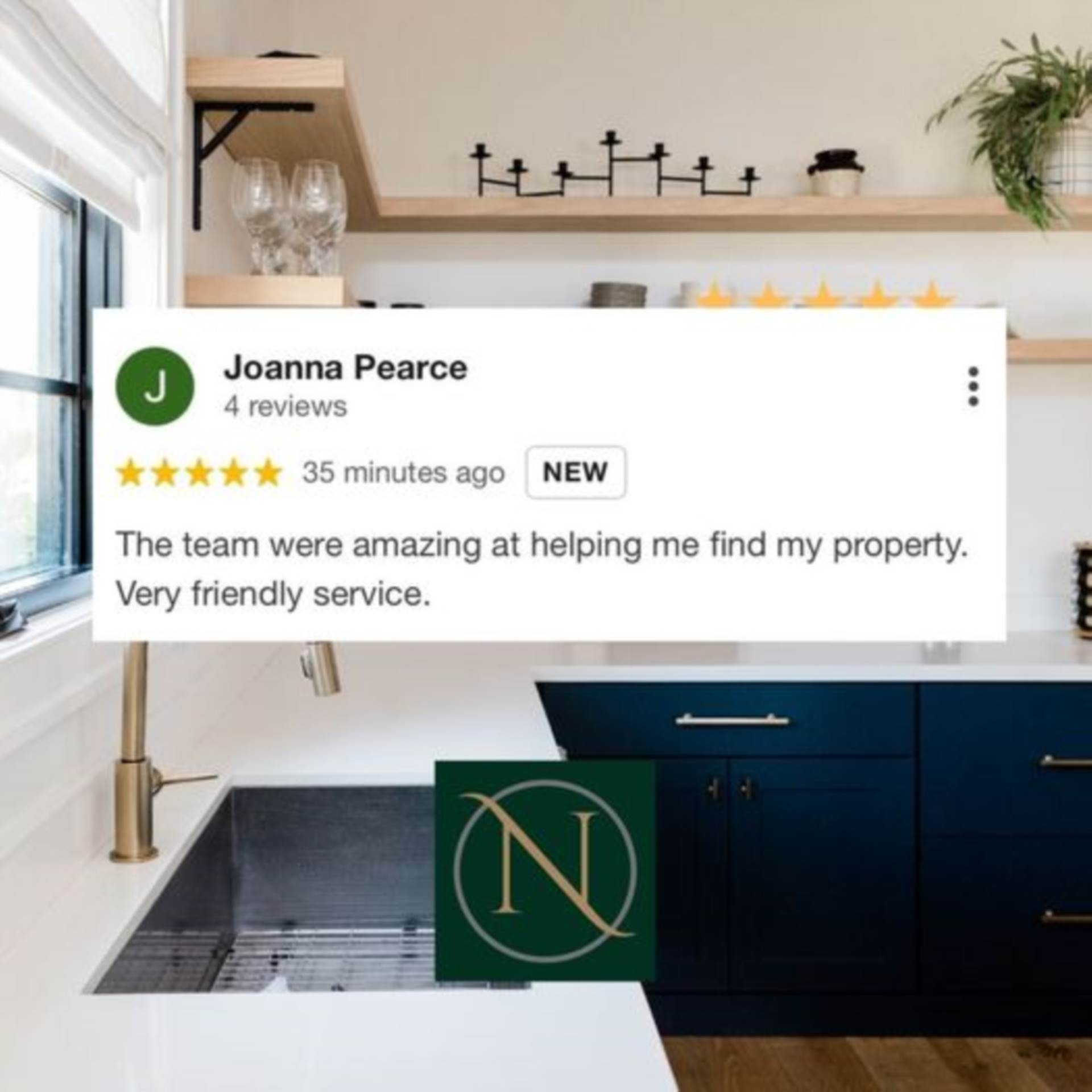 Five star review...