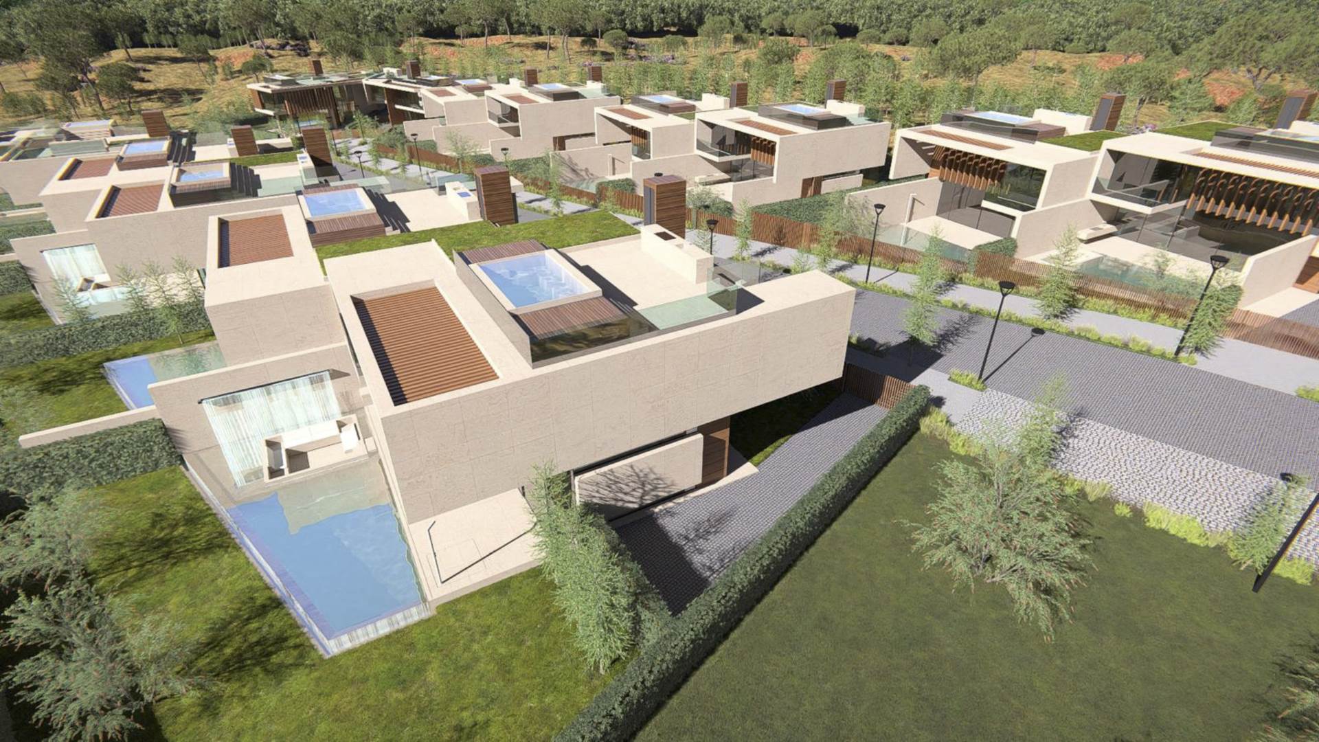 Villas, Vale Do Lobo, Algarve, Portugal