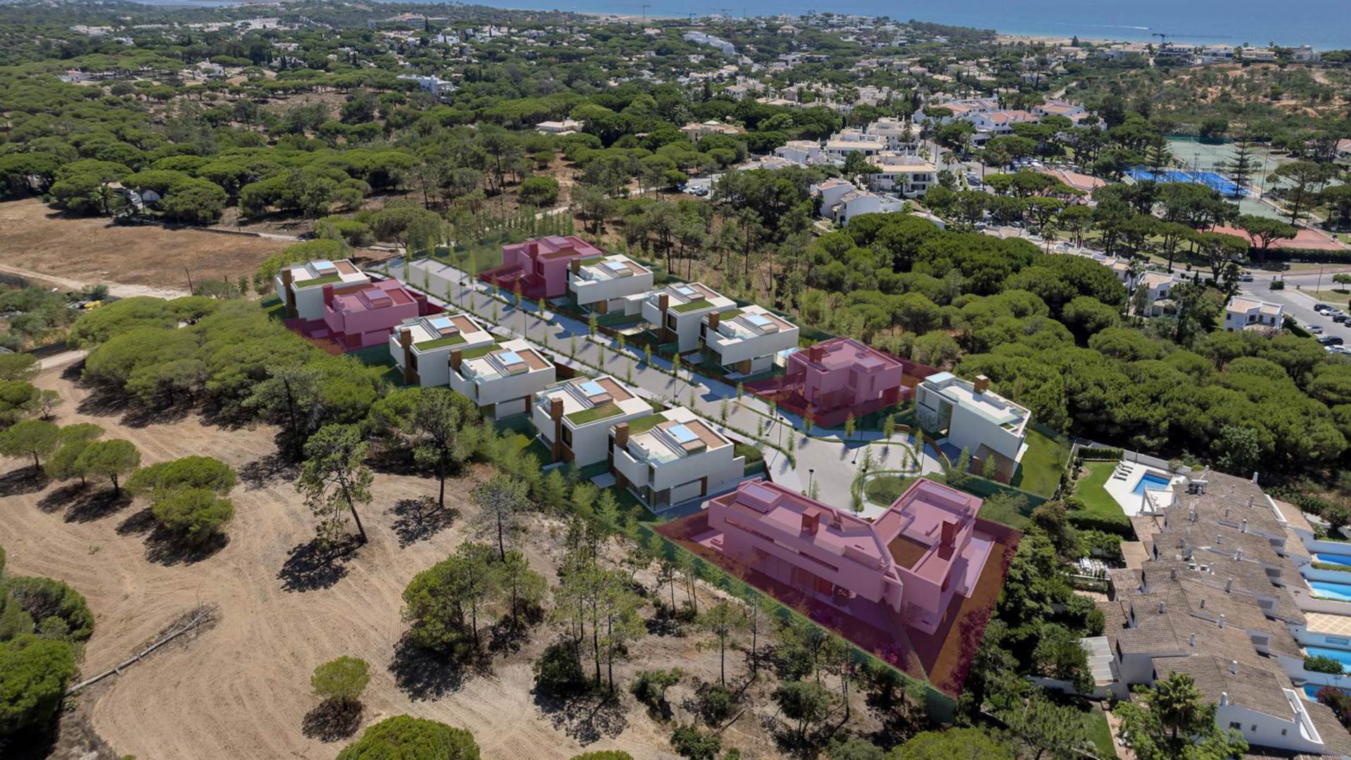 Villas, Vale Do Lobo, Algarve, Portugal
