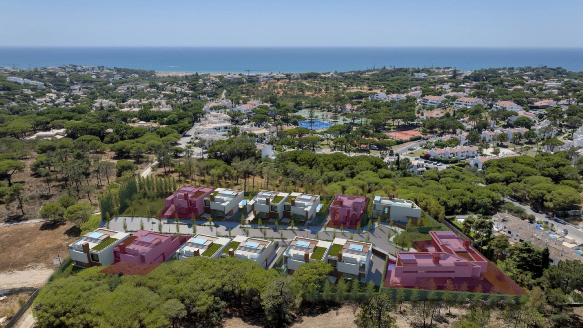 Villas, Vale Do Lobo, Algarve, Portugal