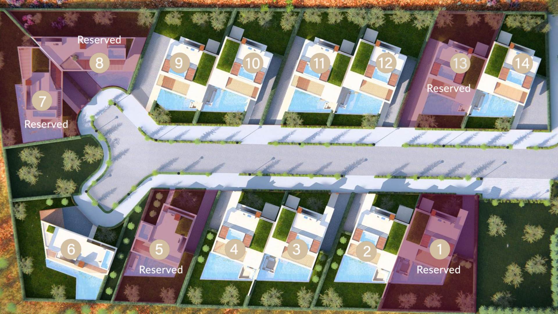 Villas, Vale Do Lobo, Algarve, Portugal