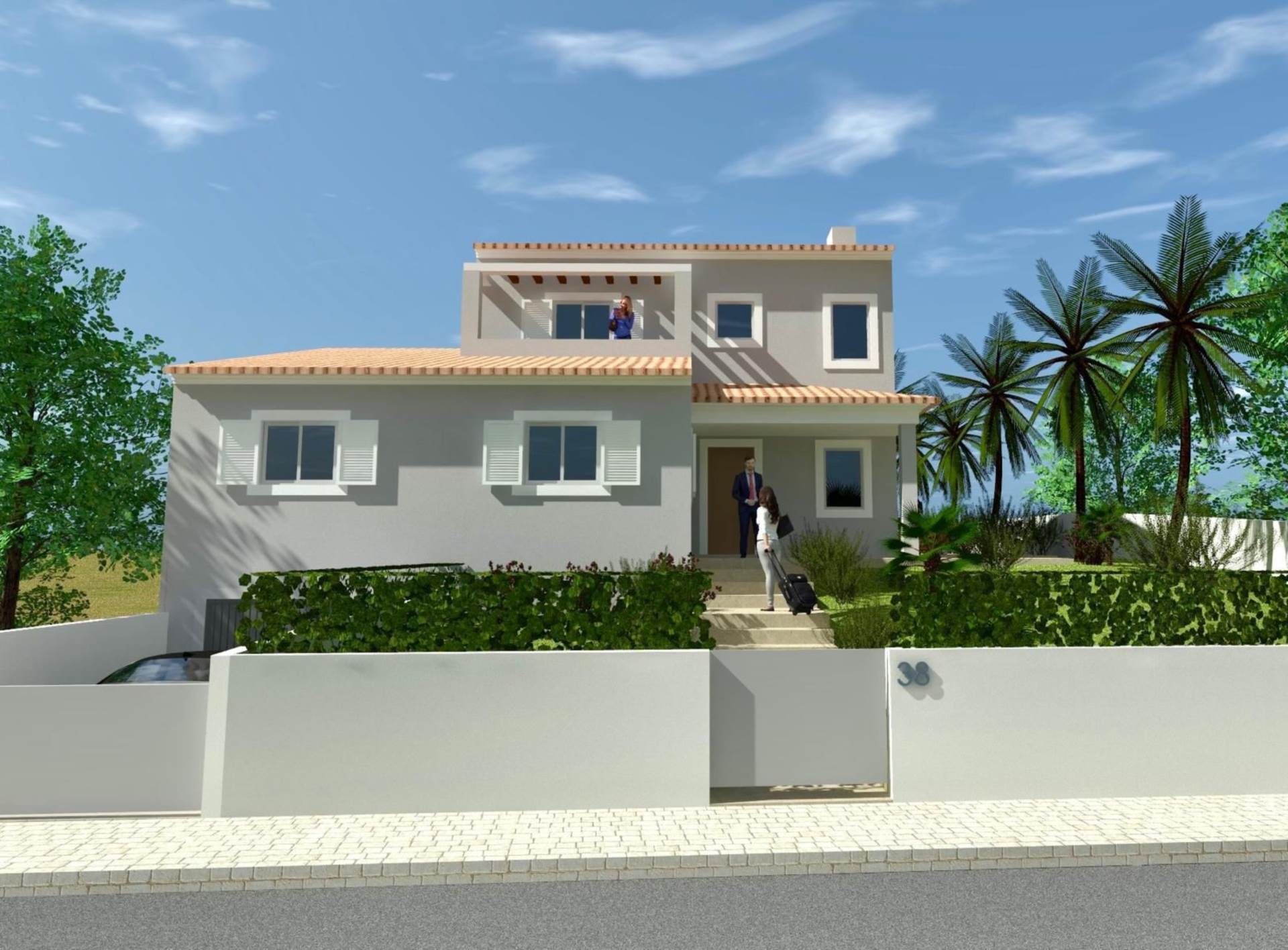 Villa, Ferragudo, Algarve, Portugal