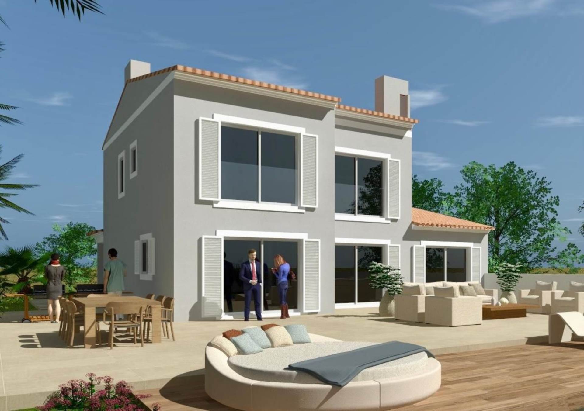 Villa, Ferragudo, Algarve, Portugal