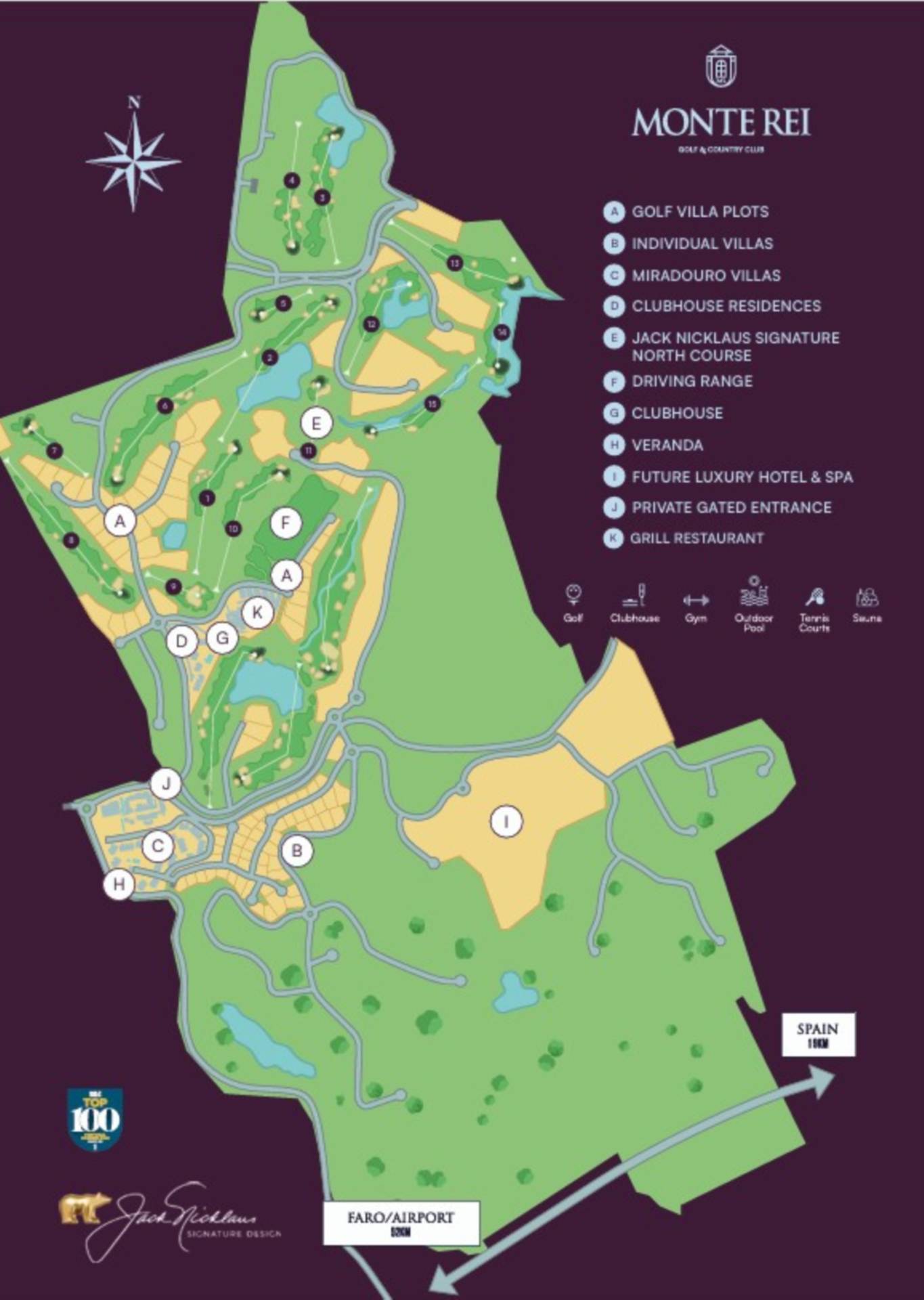 Monte Rei Golf & Country Club, Vila Nova de Cacela, Algarve, Portugal Monte Rei Golf & Country Club, Vila Nova de Cacela, Algarve, Portugal