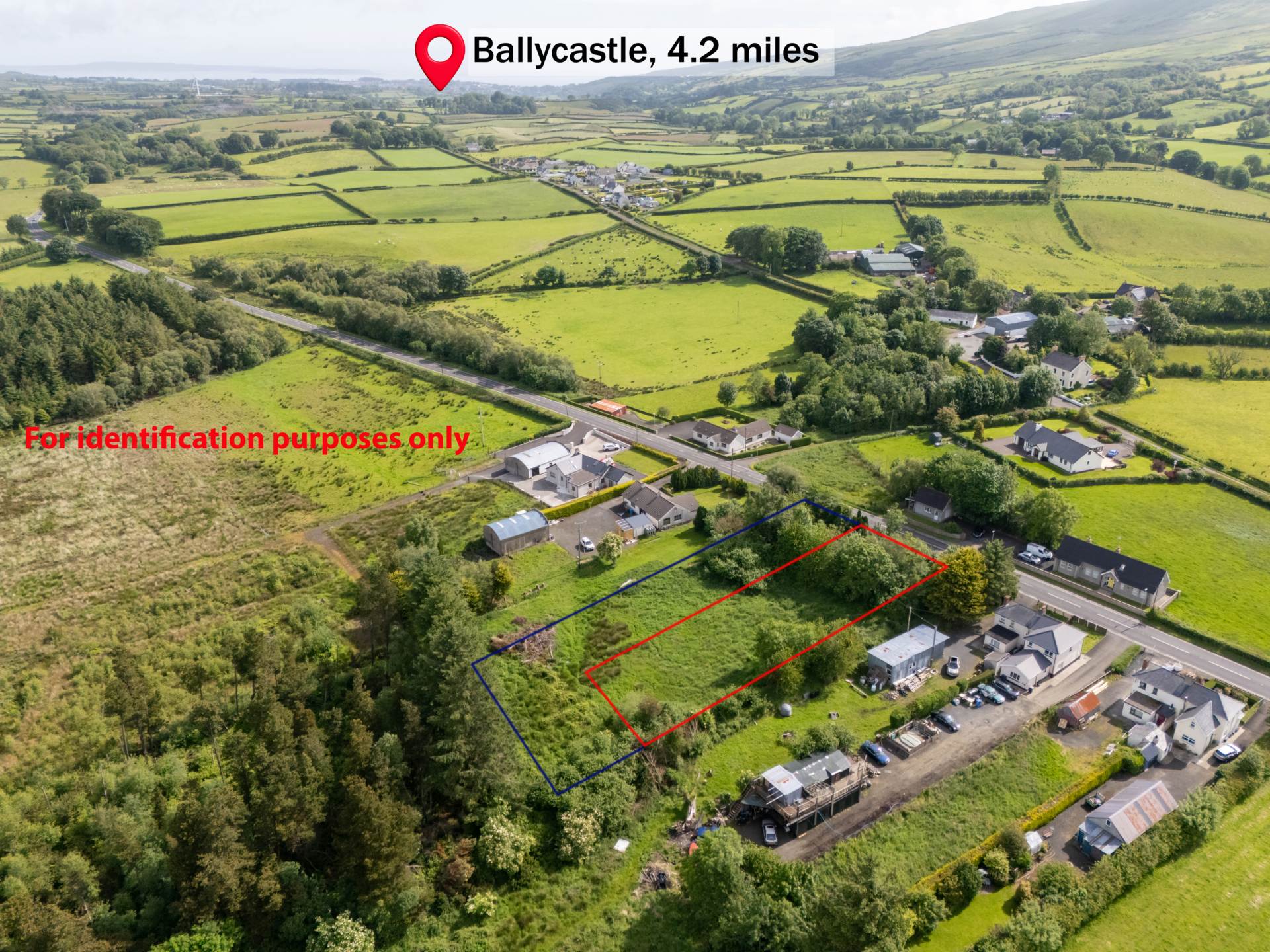 Building site with OPP extending to circa 1 acre at 65 Magheramore Road, Ballycastle, BT54 6JF, Image 1