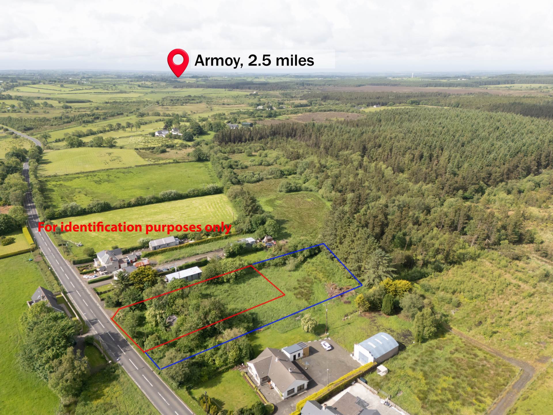 Building site with OPP extending to circa 1 acre at 65 Magheramore Road, Ballycastle, BT54 6JF, Image 2