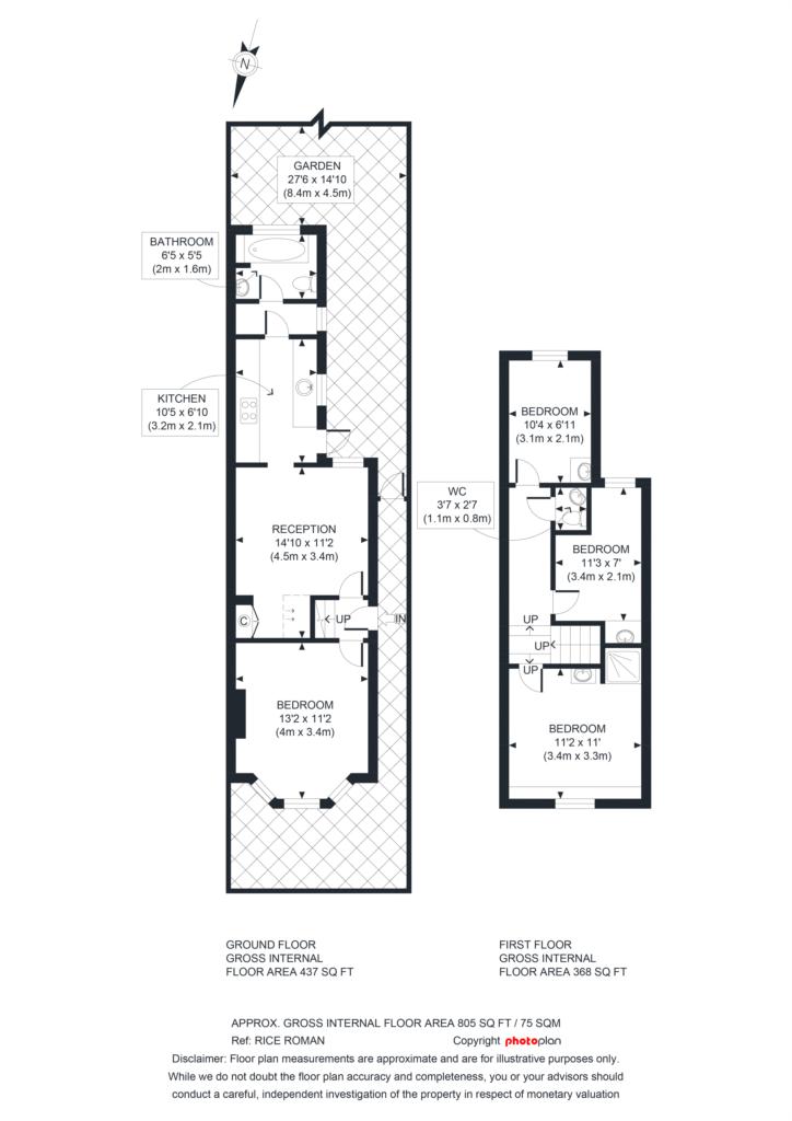 Floorplan - 3 Bedroom Semi-Detached