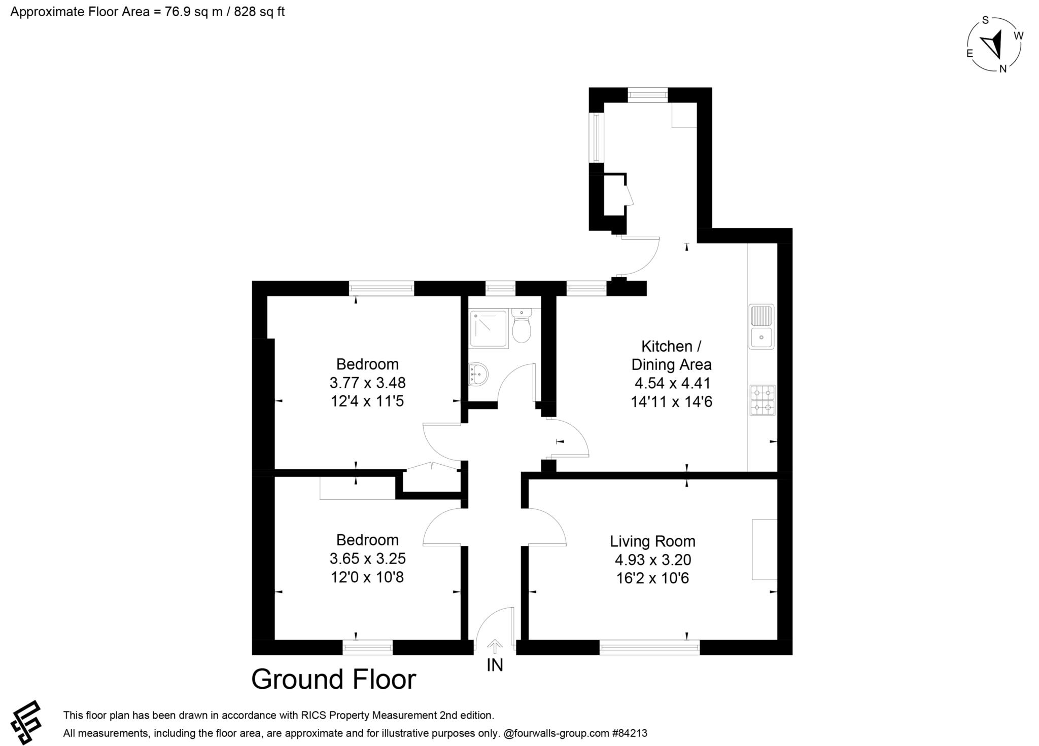 Floorplan - 2 Bedroom Semi-Detached
