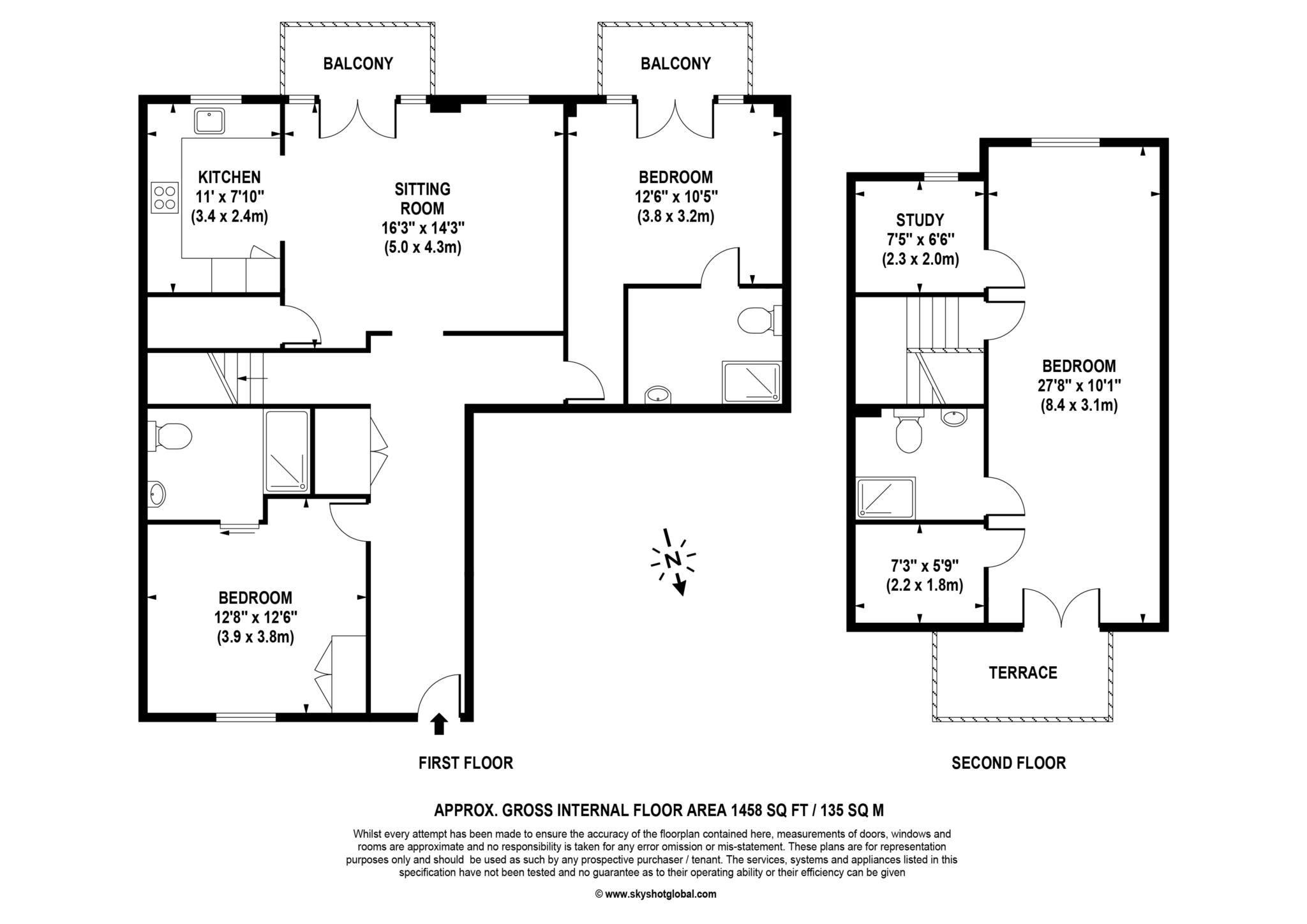 Floorplan - 3 Bedroom Duplex, Lynwood Village – Ascot