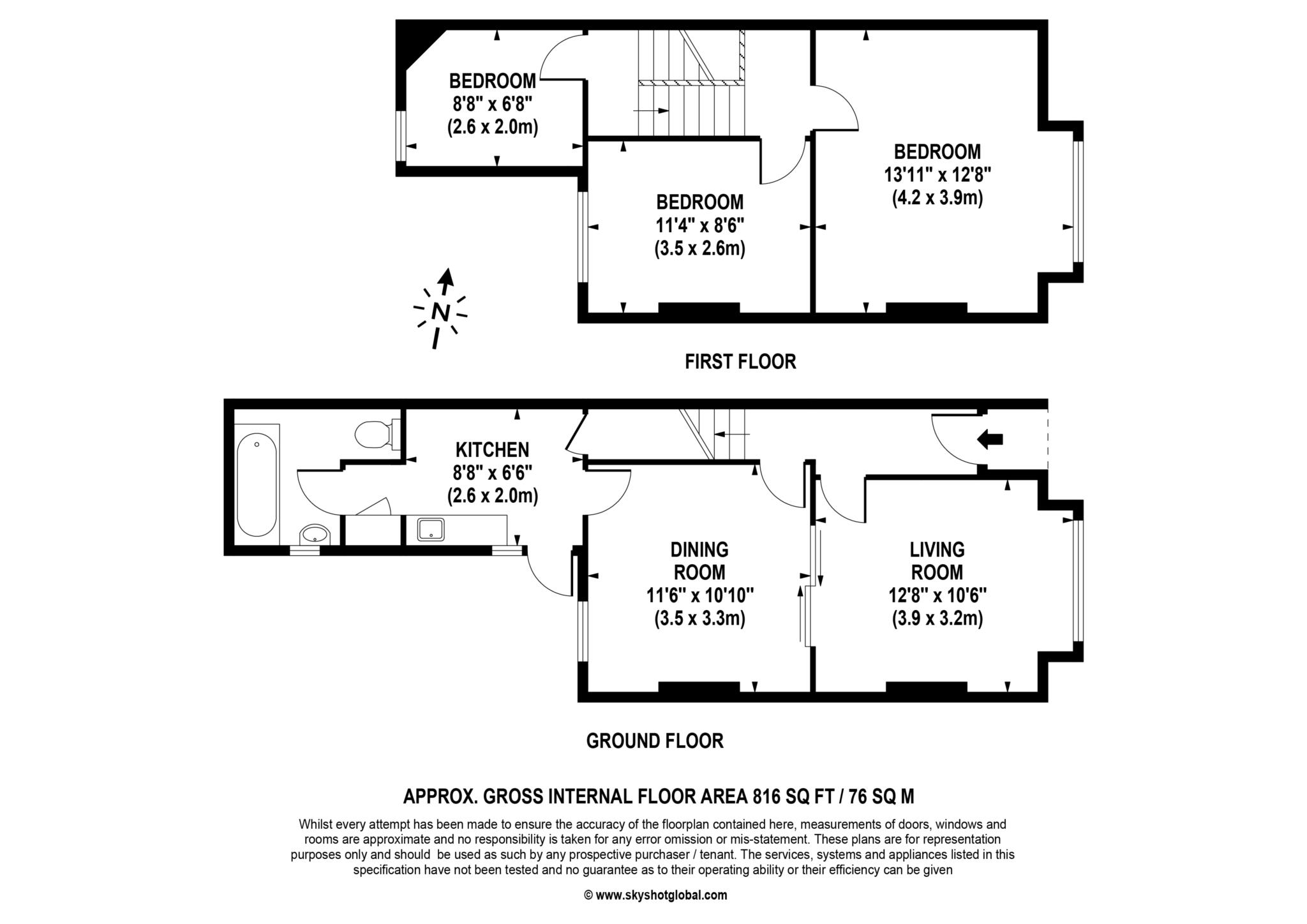 Floorplan - 3 Bedroom Terrace
