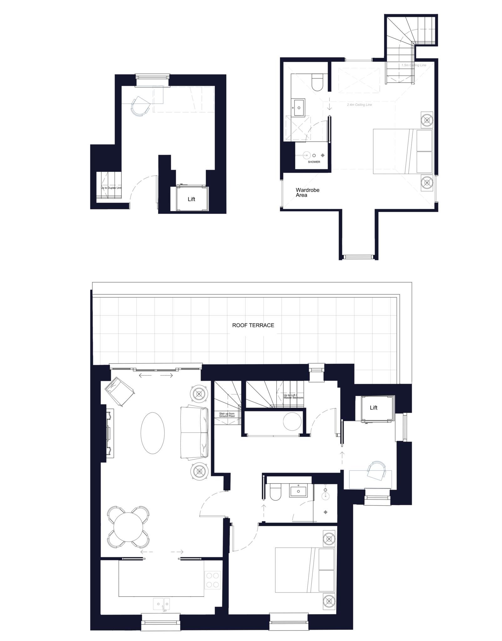 Floorplan - 2 Bedroom Duplex, Gregory House – Hampton Wick