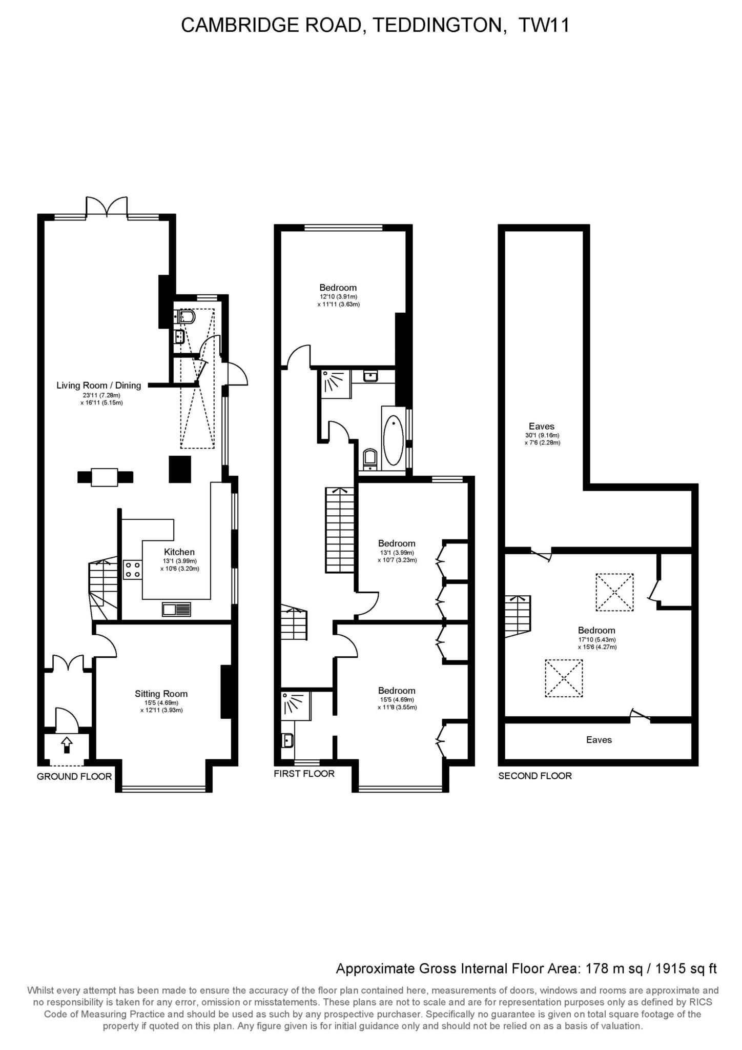 Floorplan - 4 Bedroom Semi-Detached