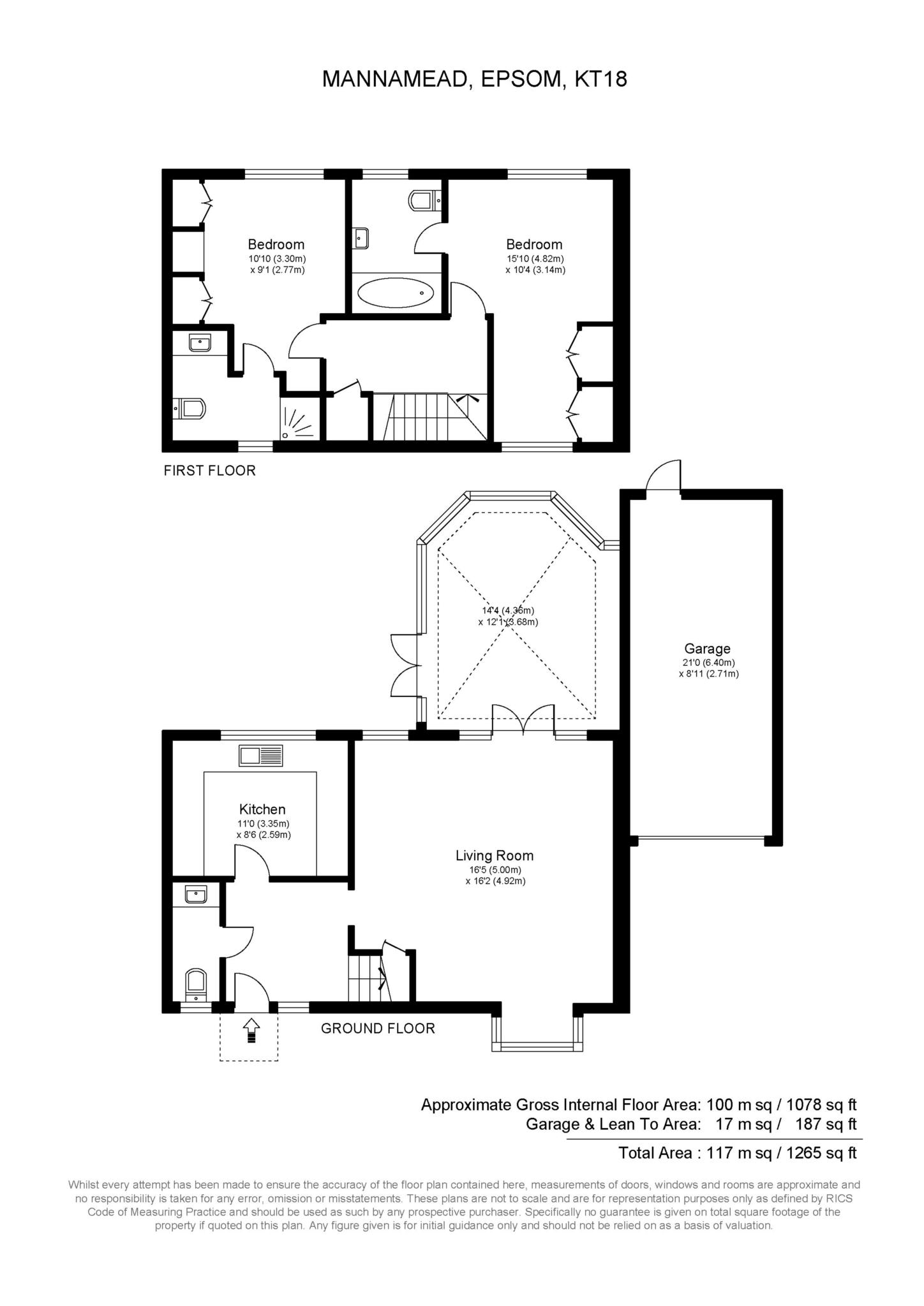 Floorplan - 2 Bedroom Detached