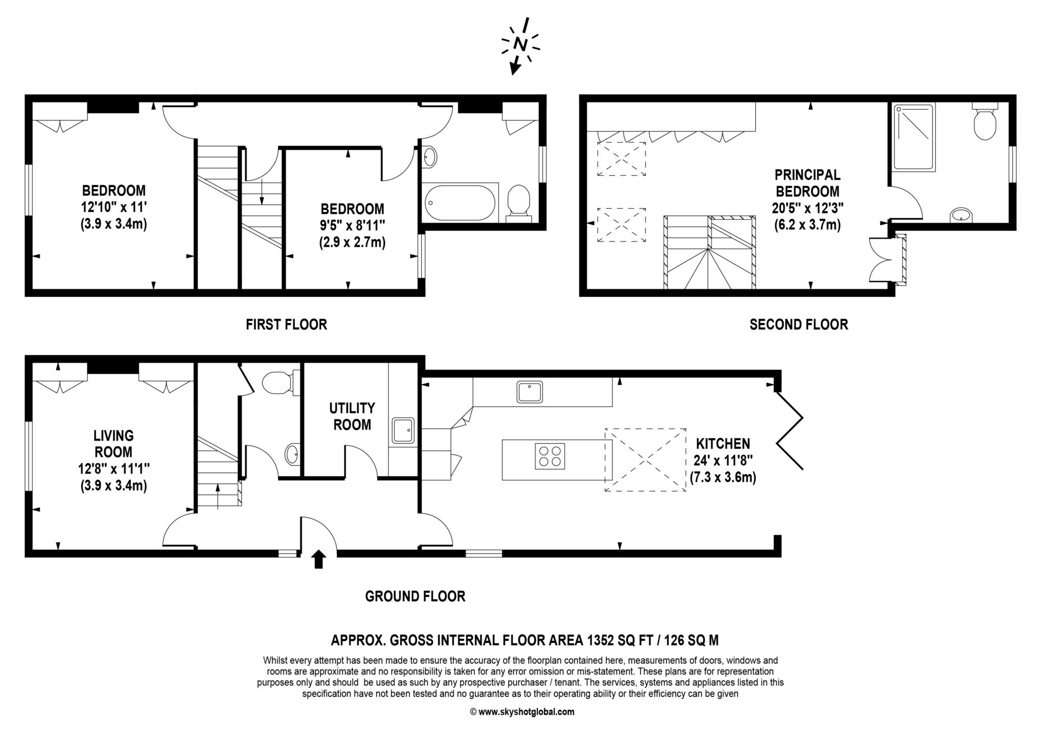 Floorplan - 3 Bedroom Semi-Detached