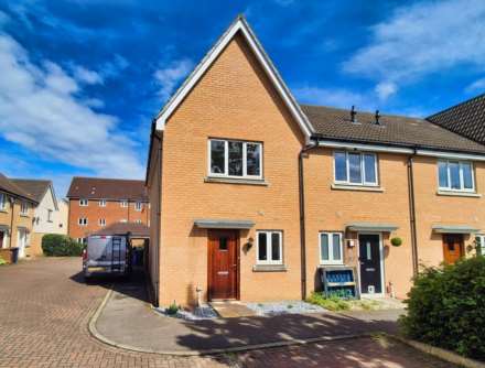 2 Bedroom End Terrace, Ganymede Close, Ipswich