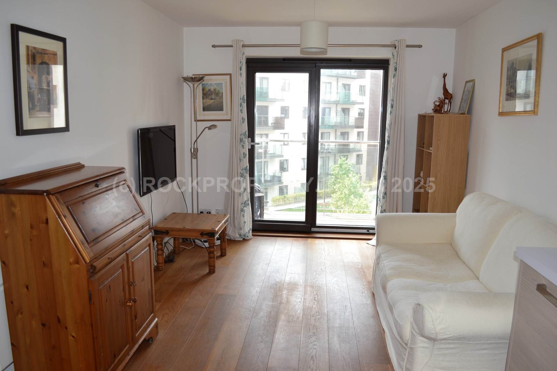 1 Bed with Balcony, Millais House, Castle Quay, Image 2