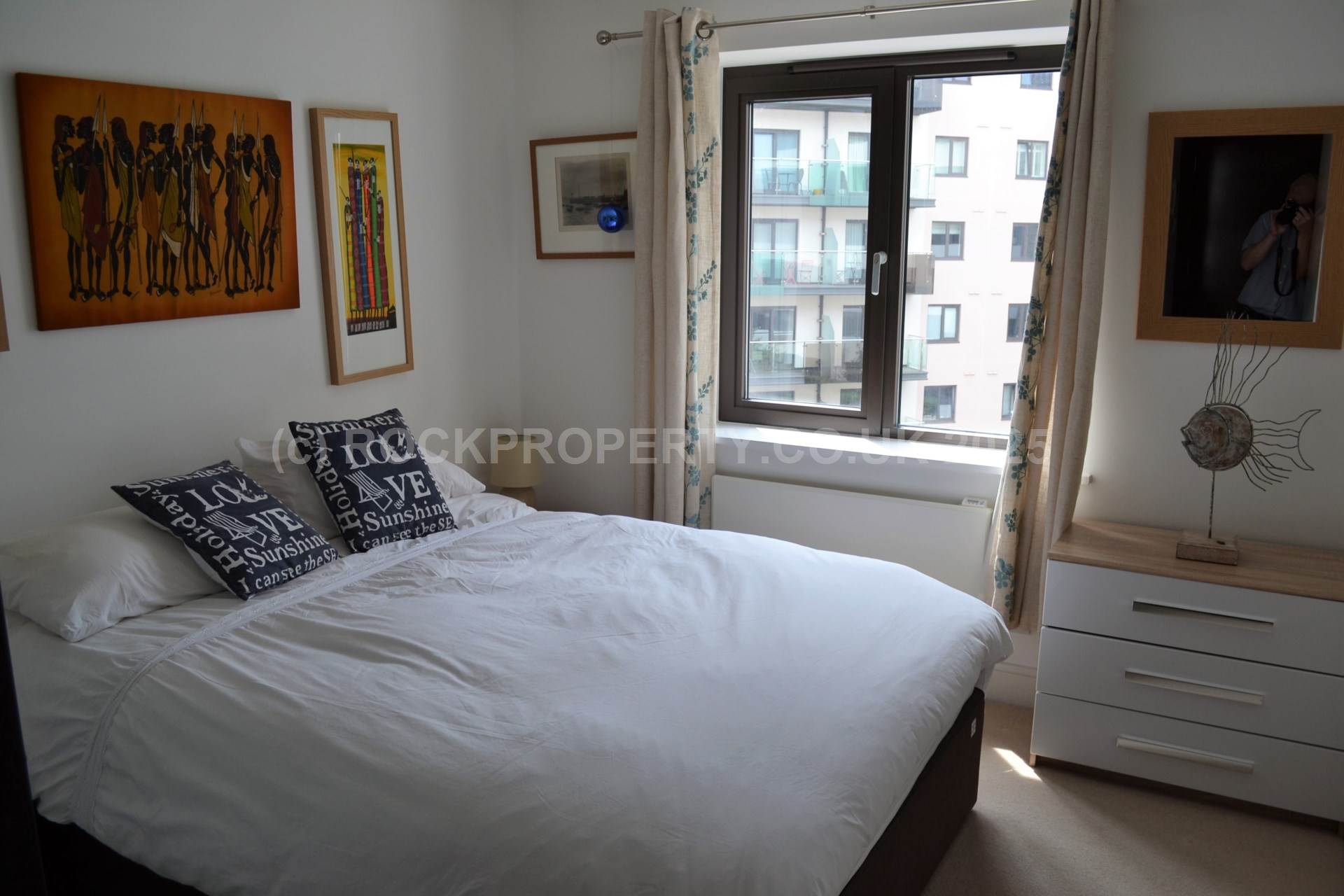 1 Bed with Balcony, Millais House, Castle Quay, Image 4