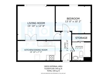 SPACIOUS 1 BED + PARKING, Cobblestones, St Helier, Image 4