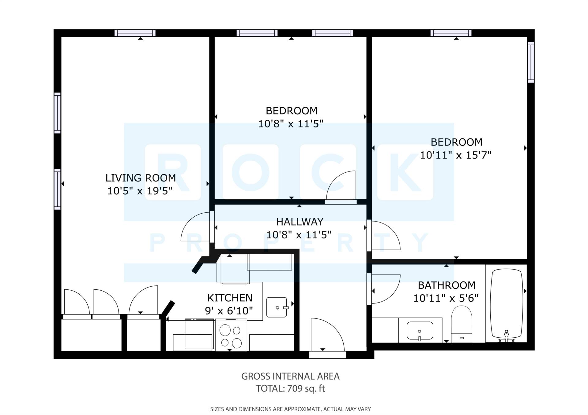SPACIOUS 2 BED + PARKING, Leighton Court, St Aubin's Inner Rd, Image 2