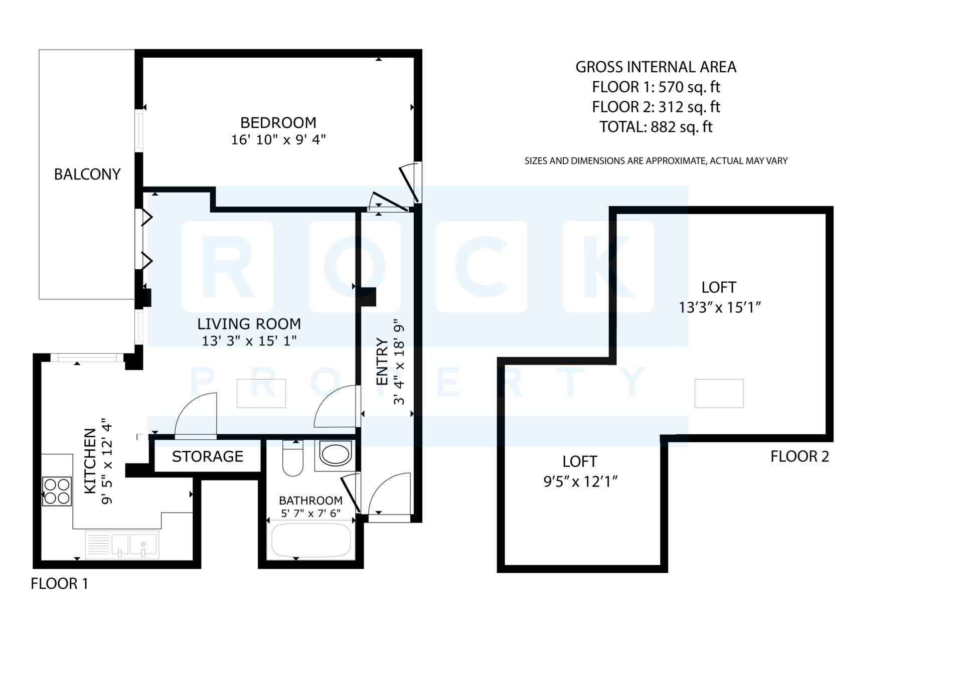 FABULOUS 1 BED PENTHOUSE, Central St Helier, Image 3