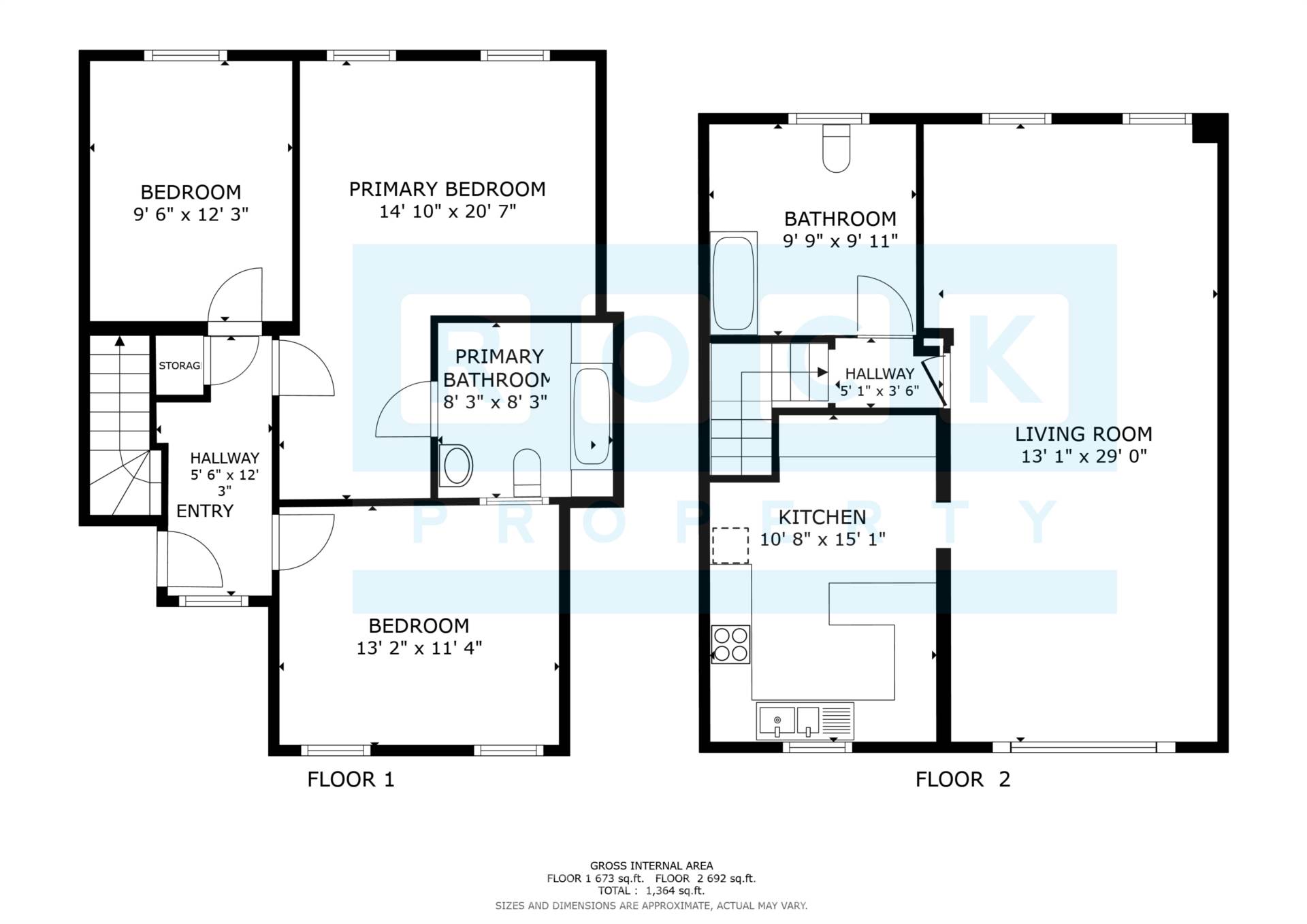 3 BED 2 BATH DUPLEX APARTMENT, Grosvenor Terrace, St Helier, Image 2