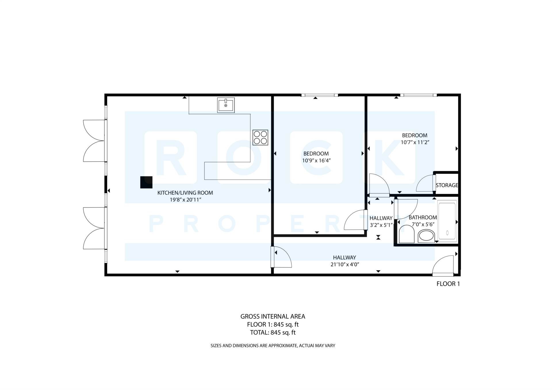 HUGE 2 DOUBLE BED + S/F TERRACE, La Grande Route Des Sablons, Grouville, Image 4