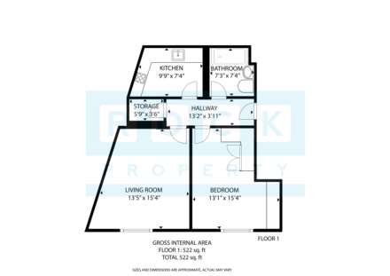 Spacious 1 Bed + Parking, Waverley Crescent, St Saviours Rd, Image 4