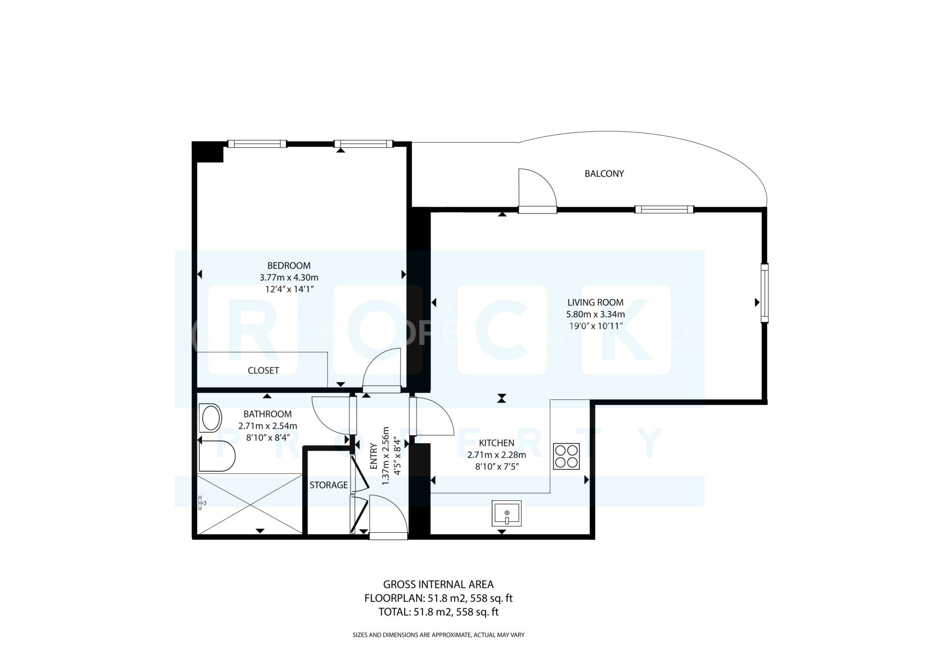 FABULOUS 1 BED + S/F BALCONY, Highfield Country Apartments, Rural Trinity, Image 4