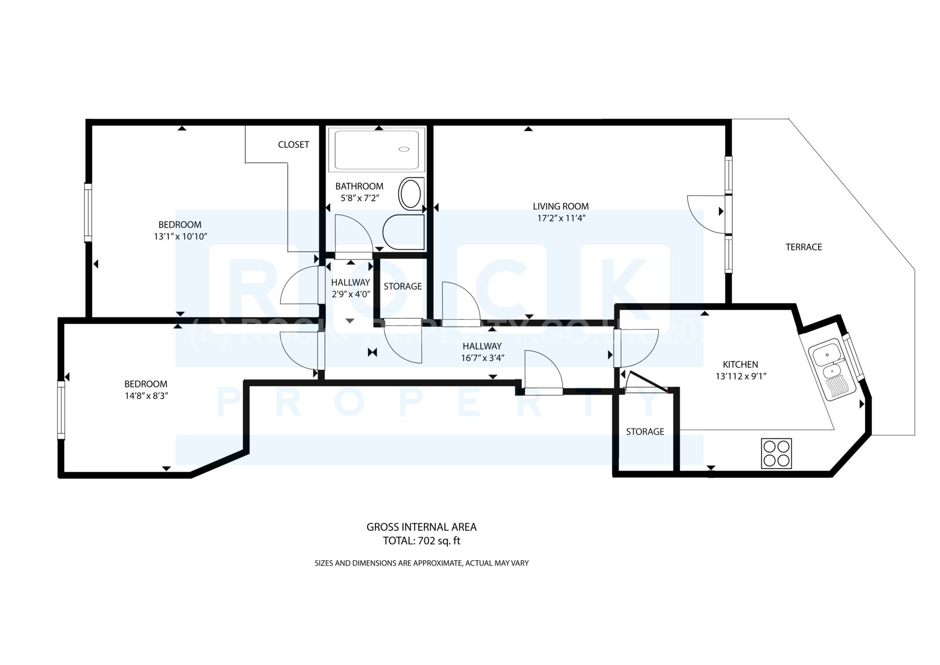 LARGE 2 BED GROUND FLOOR, Century Buildings, Patriotic St, Image 4