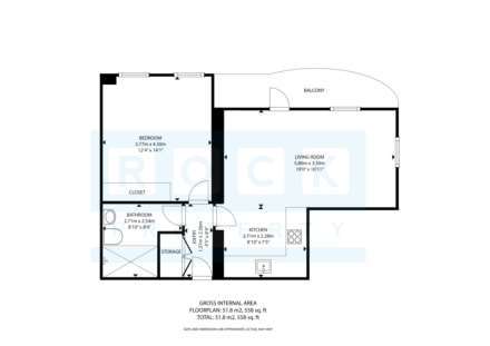 FABULOUS 1 BED + S/F BALCONY, Highfield Country Apartments, Rural Trinity, Image 4