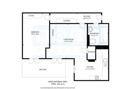 Modern 1 Bed + Balcony, Bath Street, St Helier, Image 4