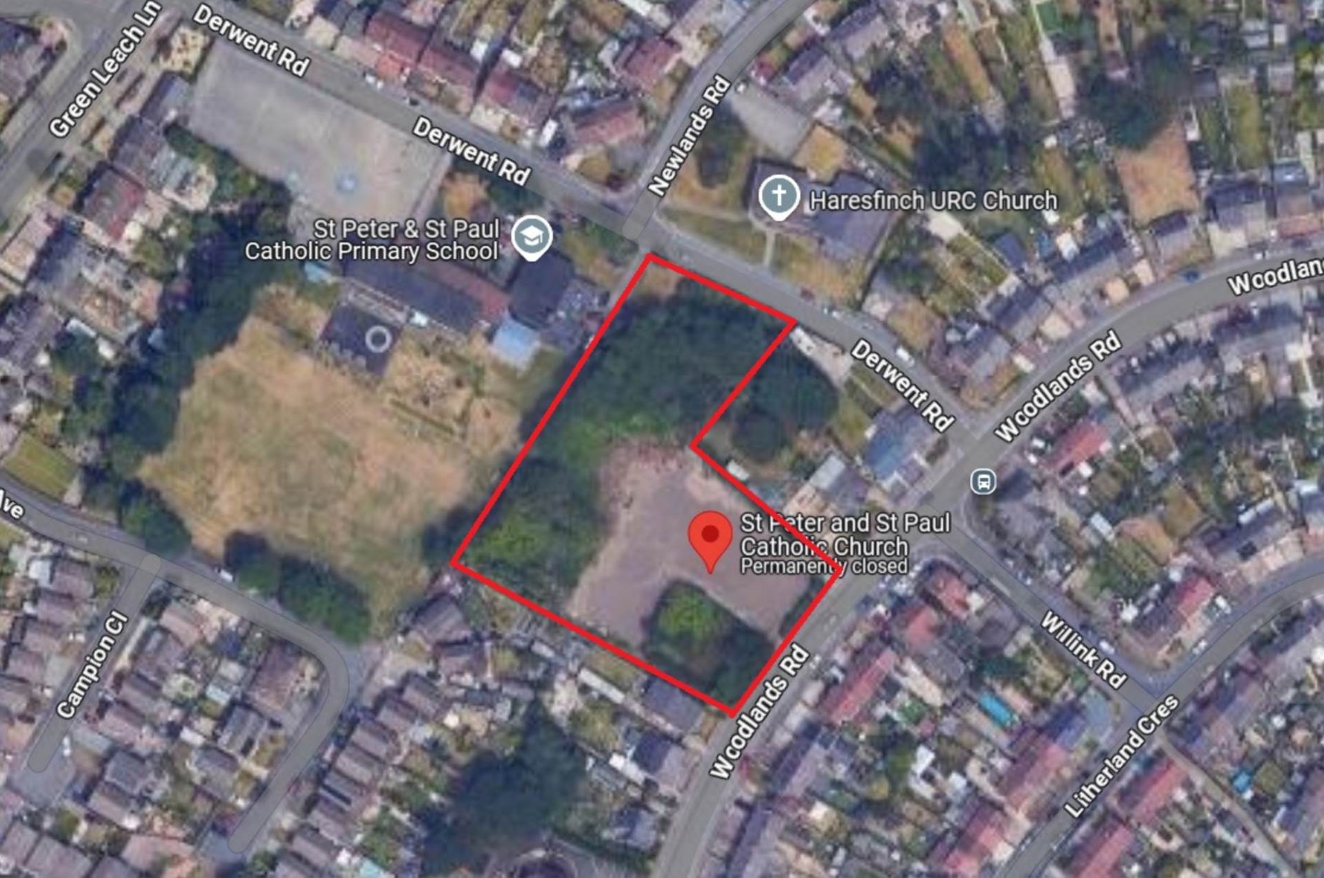 St Peter & Pauls Church Site