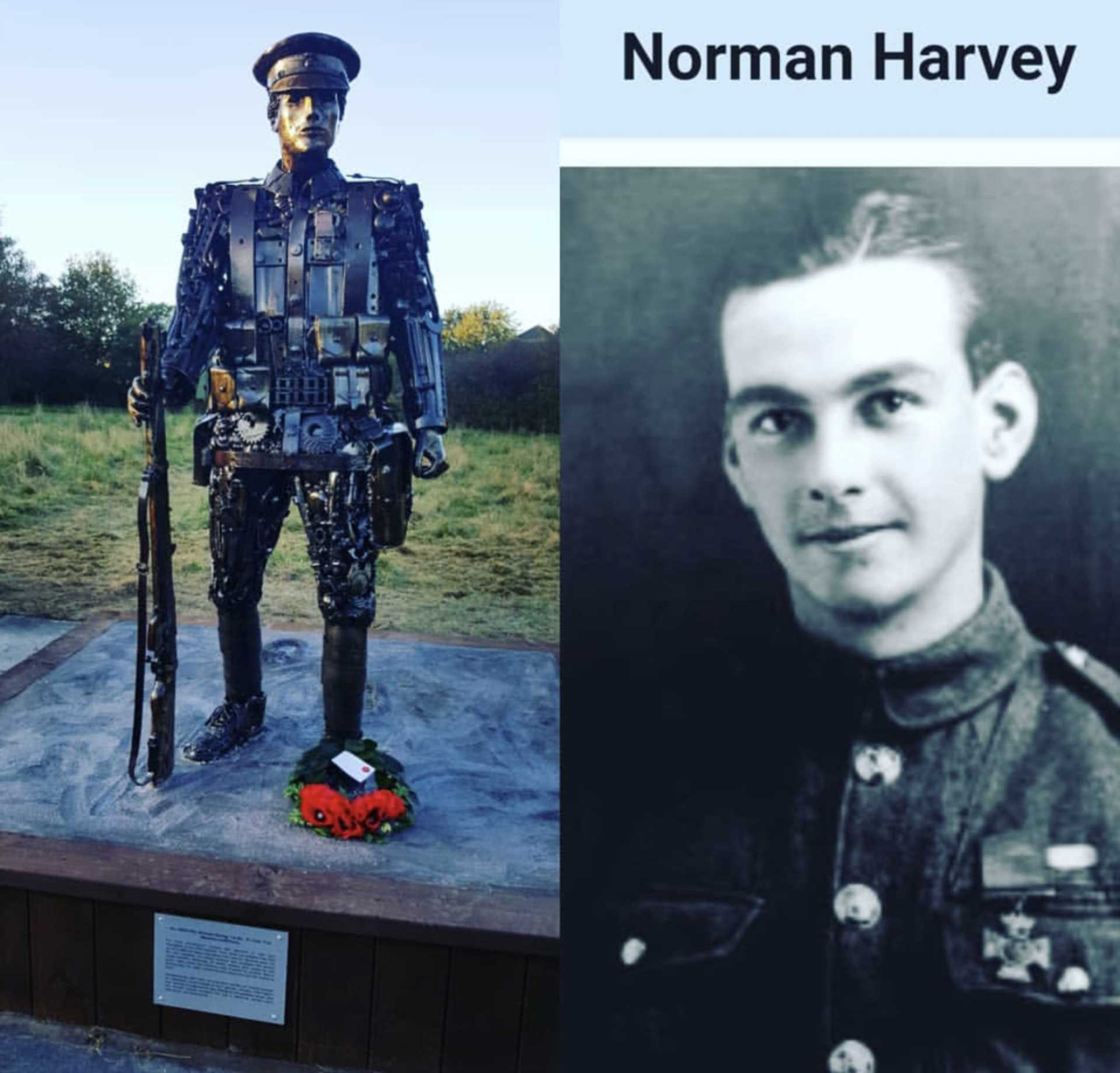 VC hero Norman Harvey unveiled