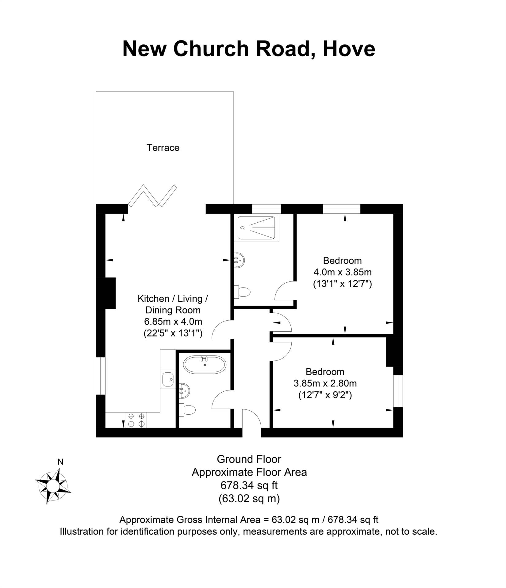 Fig Tree Apartment, New Church Road, Hove, Image 23