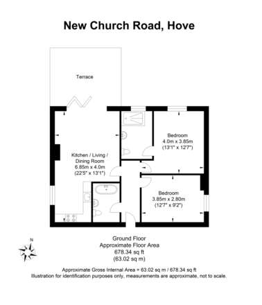 Fig Tree Apartment, New Church Road, Hove, Image 23